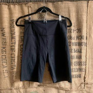 Girlfriend Collective Black Ribbed Bike Shorts